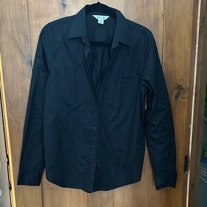Old Navy Black Button Down Shirt